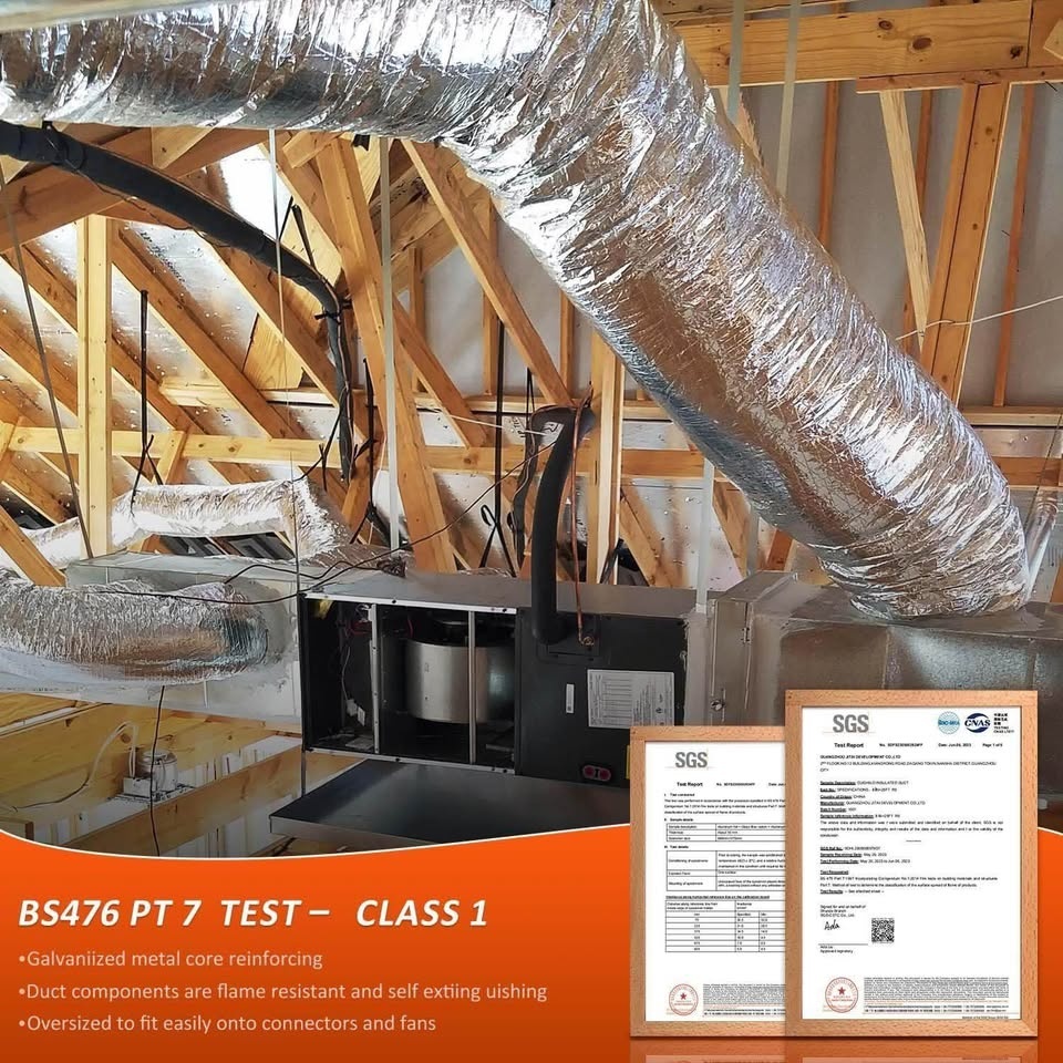 6 Inch 25 Feet Insulated Flexible Duct R8 - photo 2