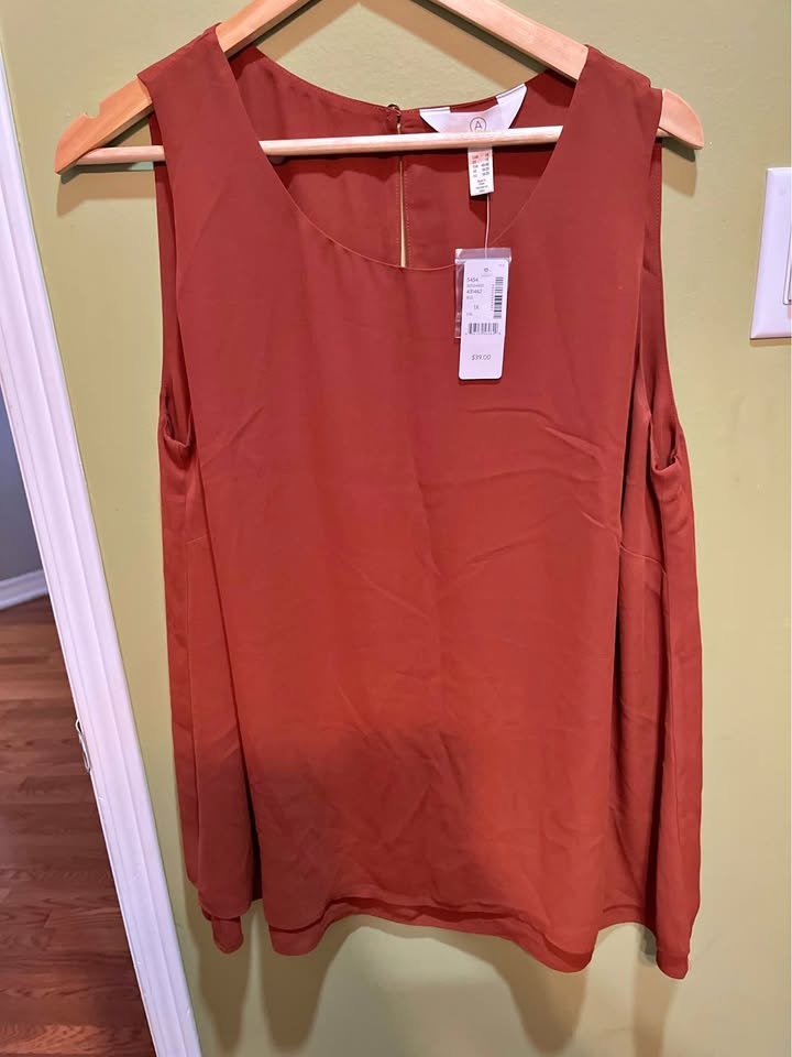 Brand A Rust Blouse 1X