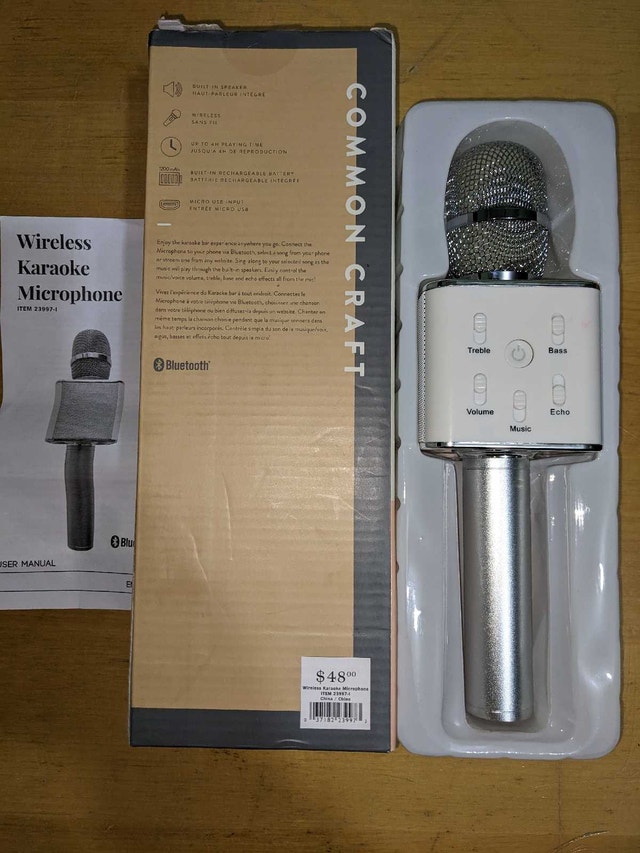 Wireless Karaoke Microphone - photo 2