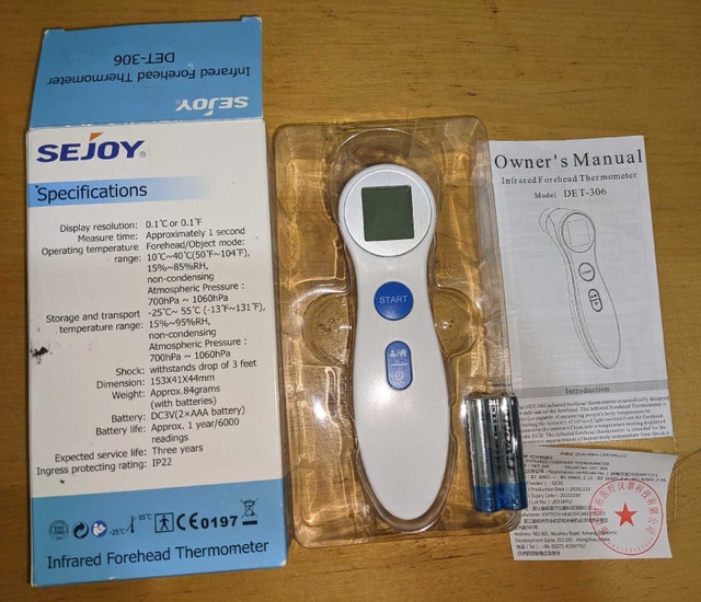Infrared thermometer-Brand New - photo 2