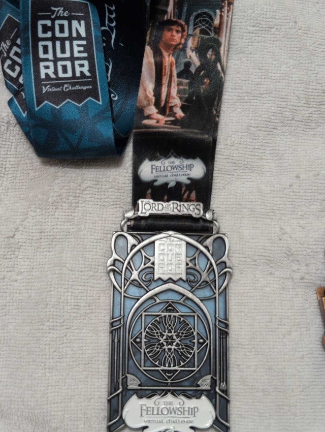 Lord of the Rings Fellowship Virtual Challenge Medal - photo 2
