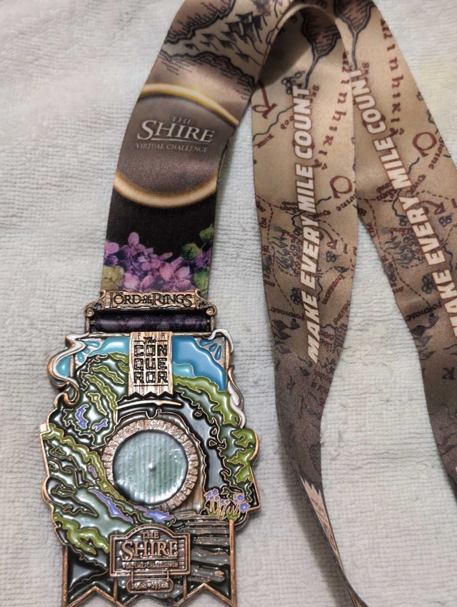 Lord of the Rings Fellowship Virtual Challenge Medal - photo 4