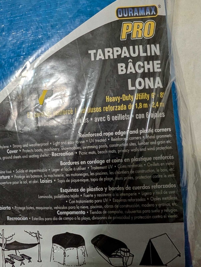 Duramax Pro Tarpaulin 6' x 8' - photo 2