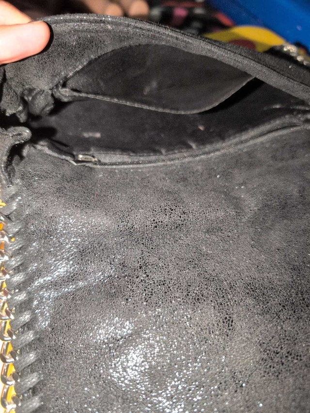 Shimmer Effect Faux Suede Bag - photo 4