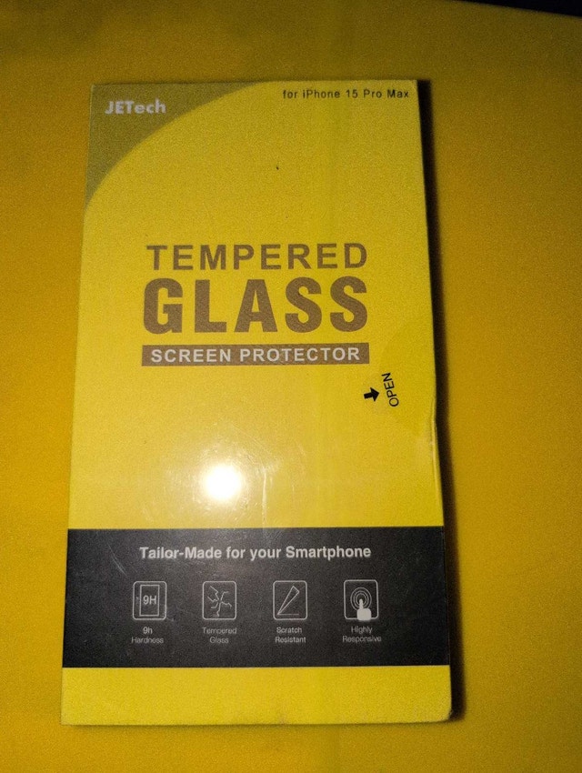 JETech iPhone 15 Pro Max Screen Protector