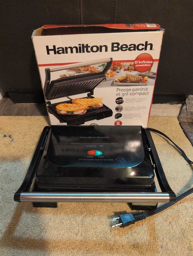 Hamilton Beach Panini Press