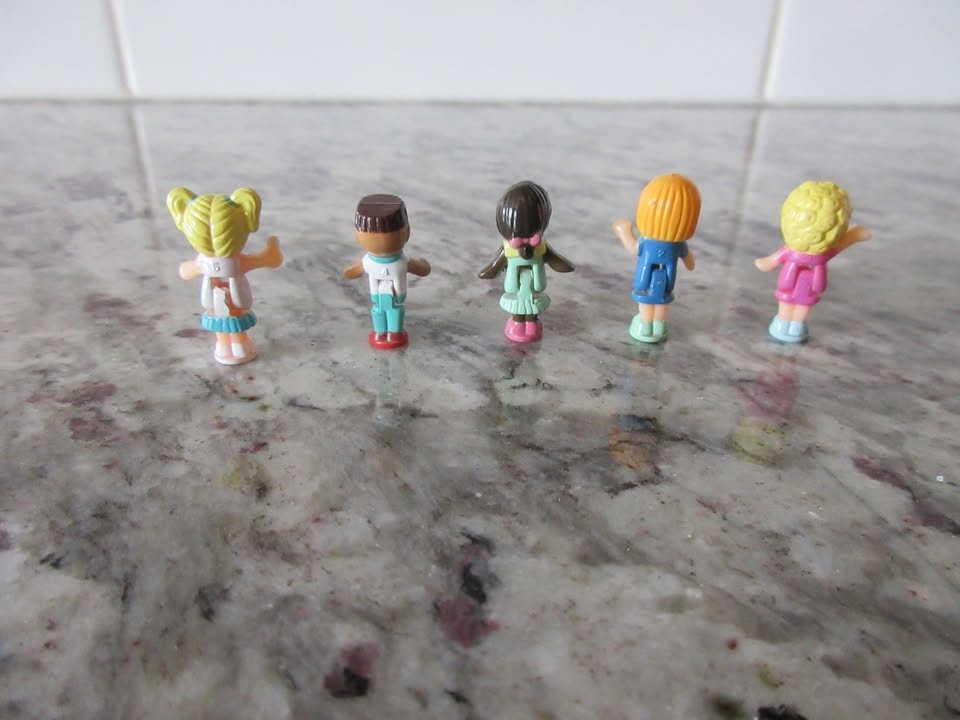 1992 Polly Pocket Stampin School Stamp Playset - photo 3