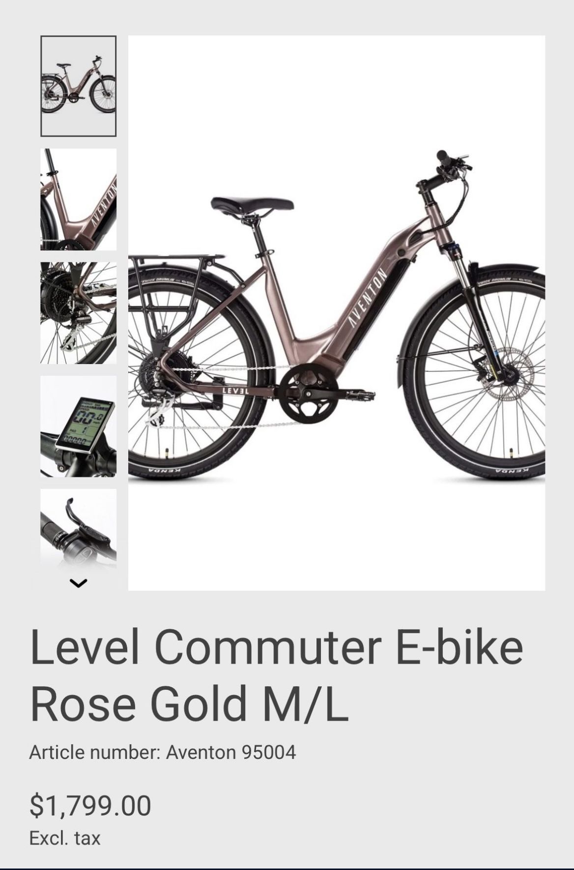 Reward for Stolen Aventon Level Commuter E-bike