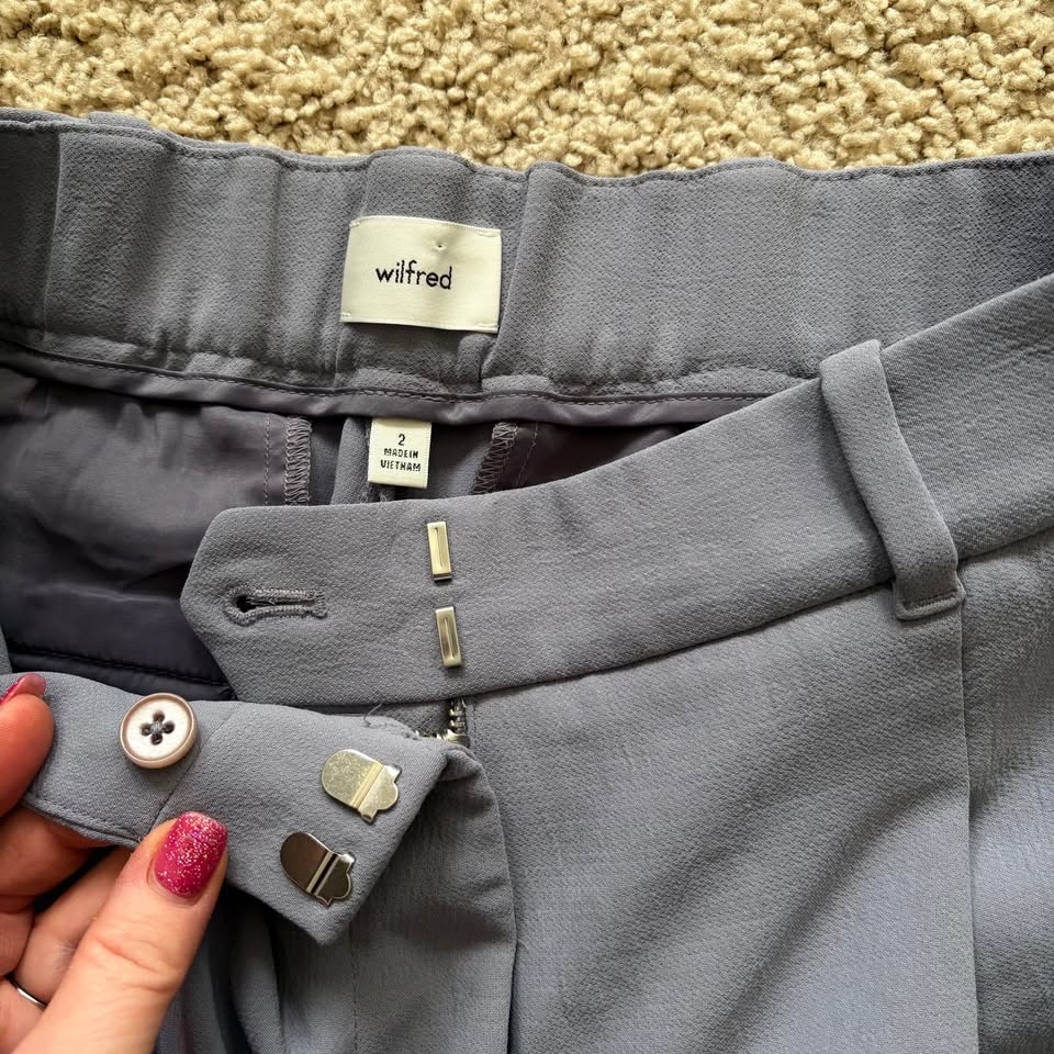 Aritzia Wilfred Dashwood Lilac Pants Size 2 - photo 4