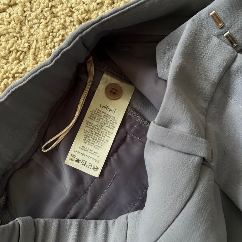 Aritzia Wilfred Dashwood Lilac Pants Size 2 - photo 5