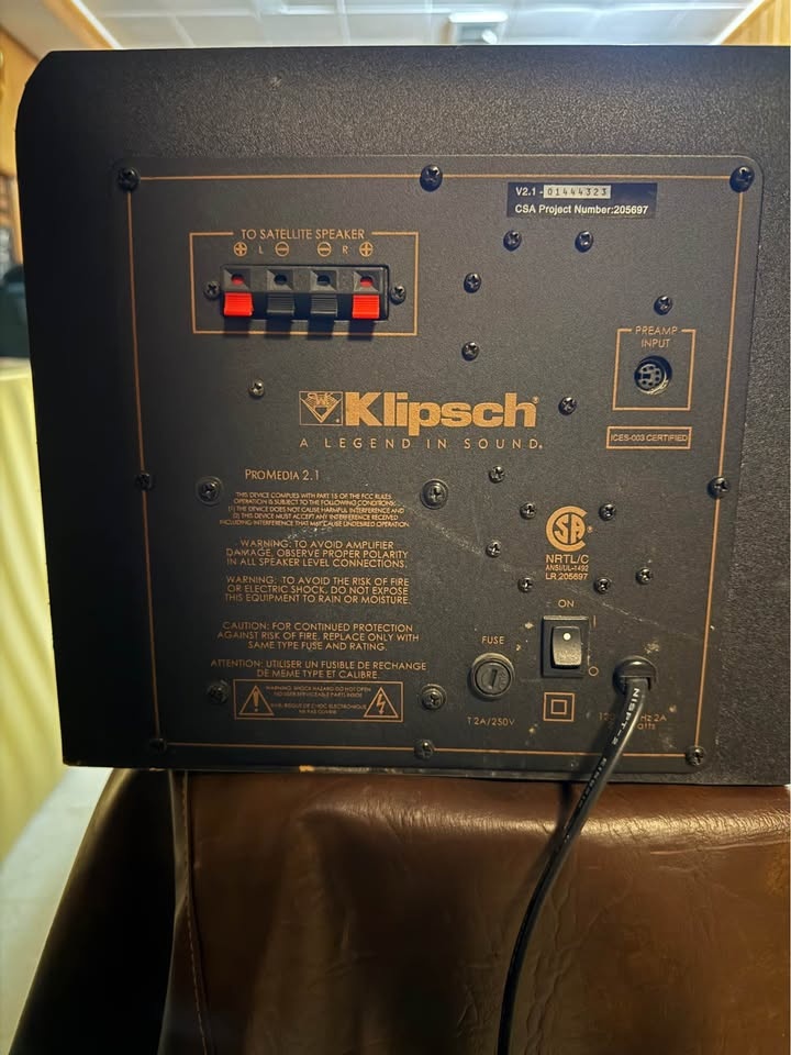 Klipsch Subwoofer - photo 2