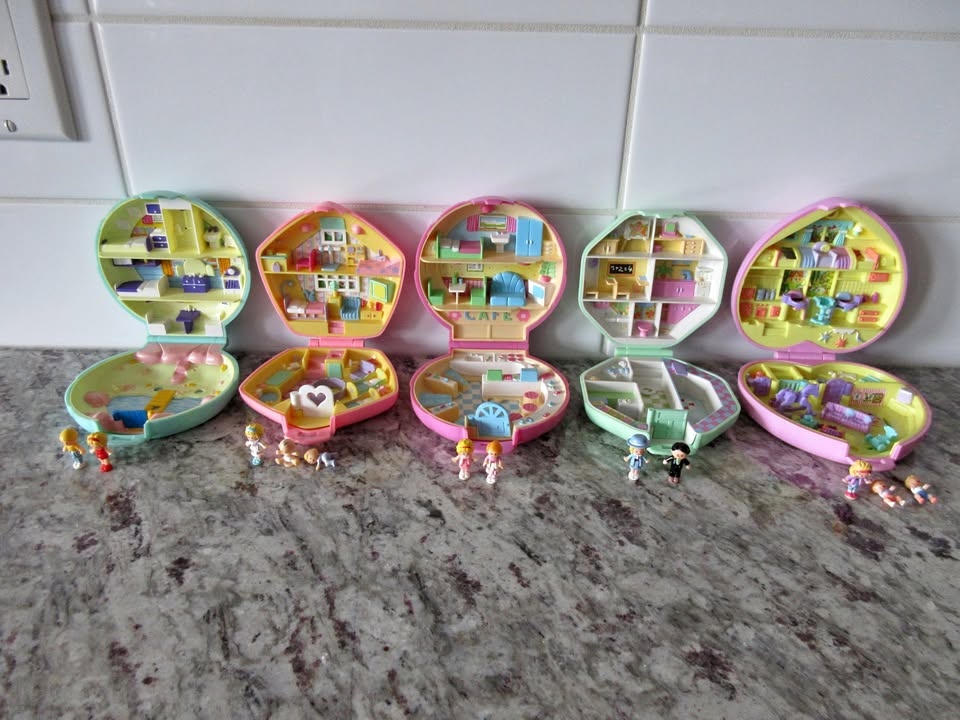 Vintage Polly Pocket Compact Playsets