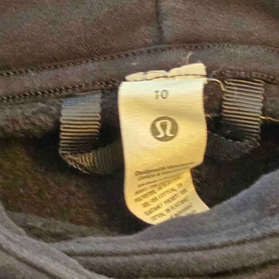 Lululemon Women's Black Hoodie Sweater - Size 10 - photo 2