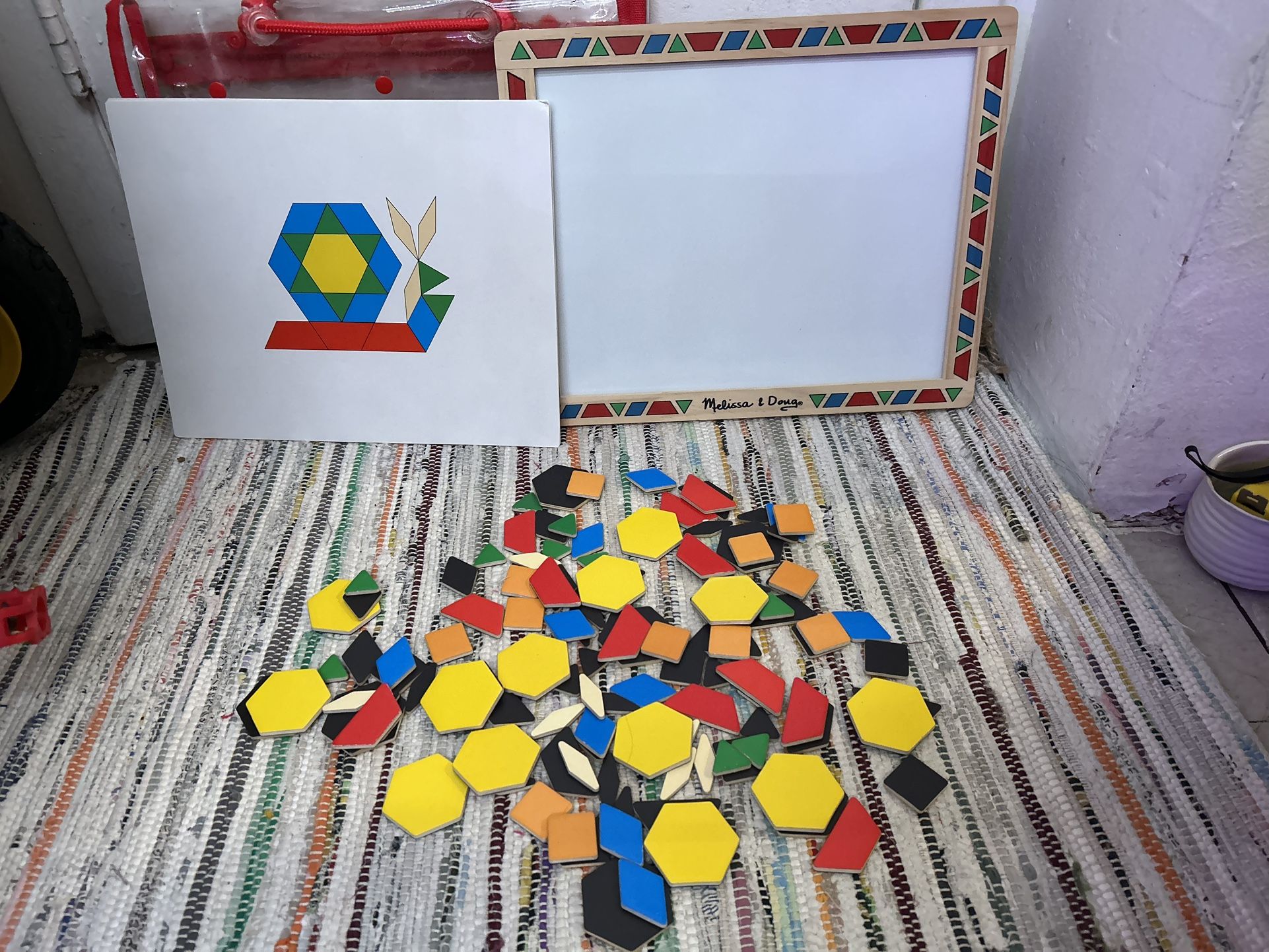 Melissa And Dough Magnetic Pattern Block Kit