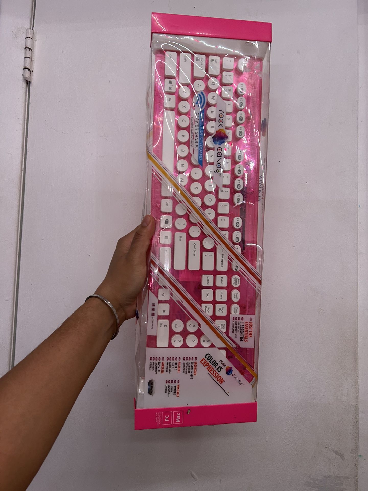 New Rock Candy Wireless Keyboard With Receiver