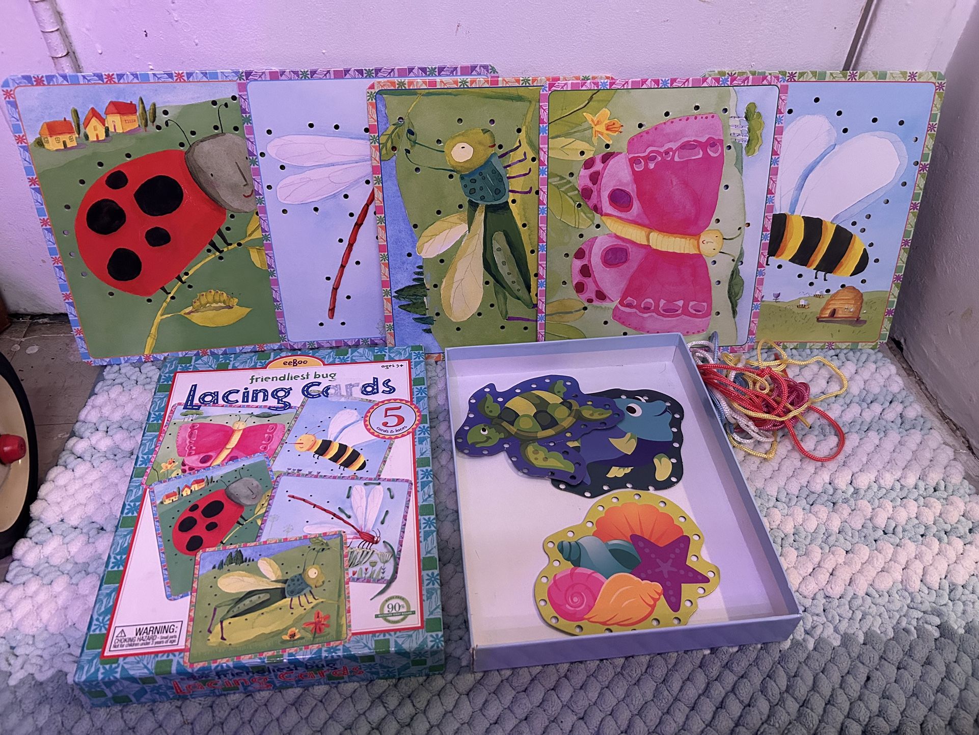Lacing cards