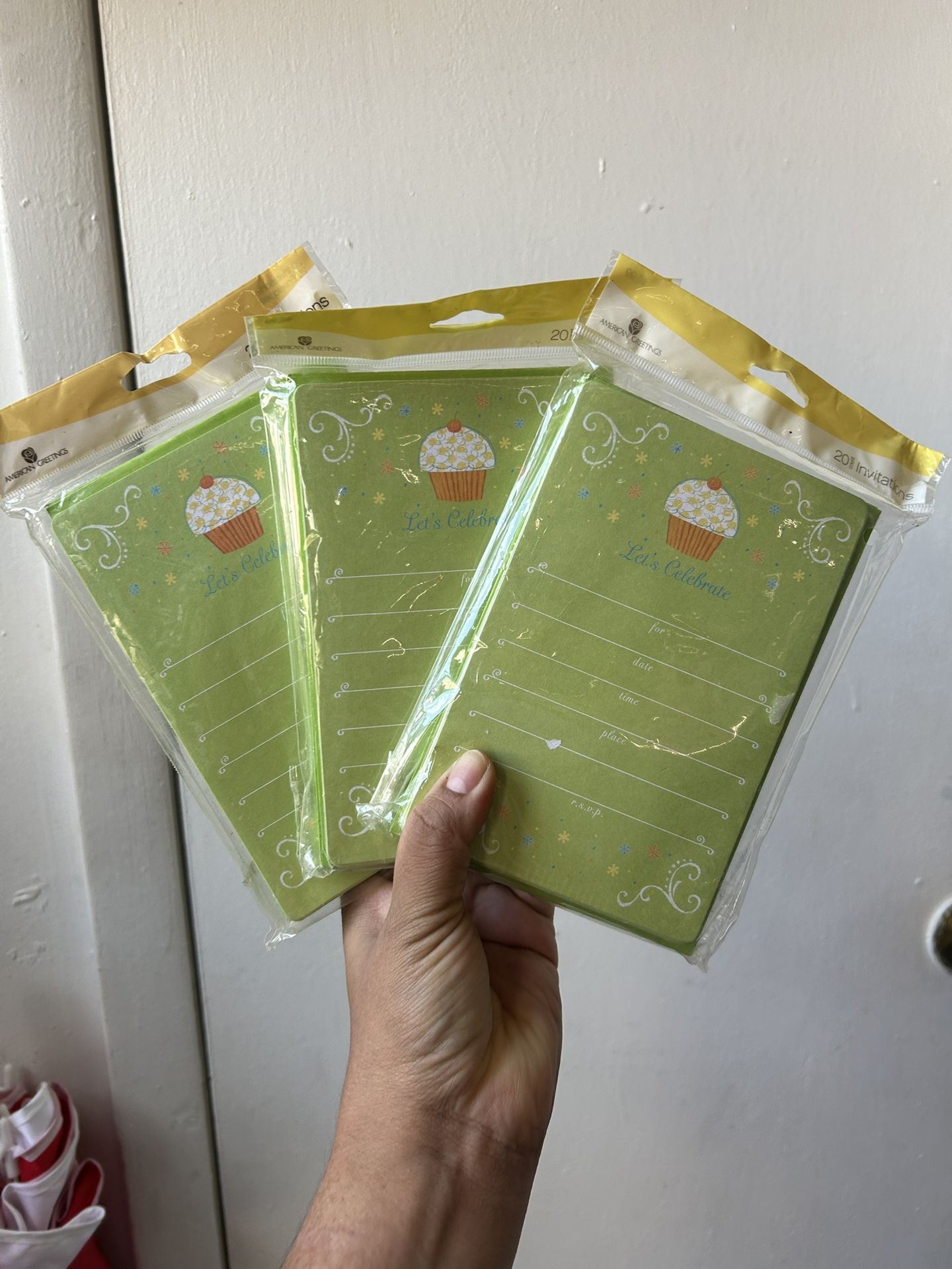 New American Greetings Invitations Cards With Envelopes (20 Pack