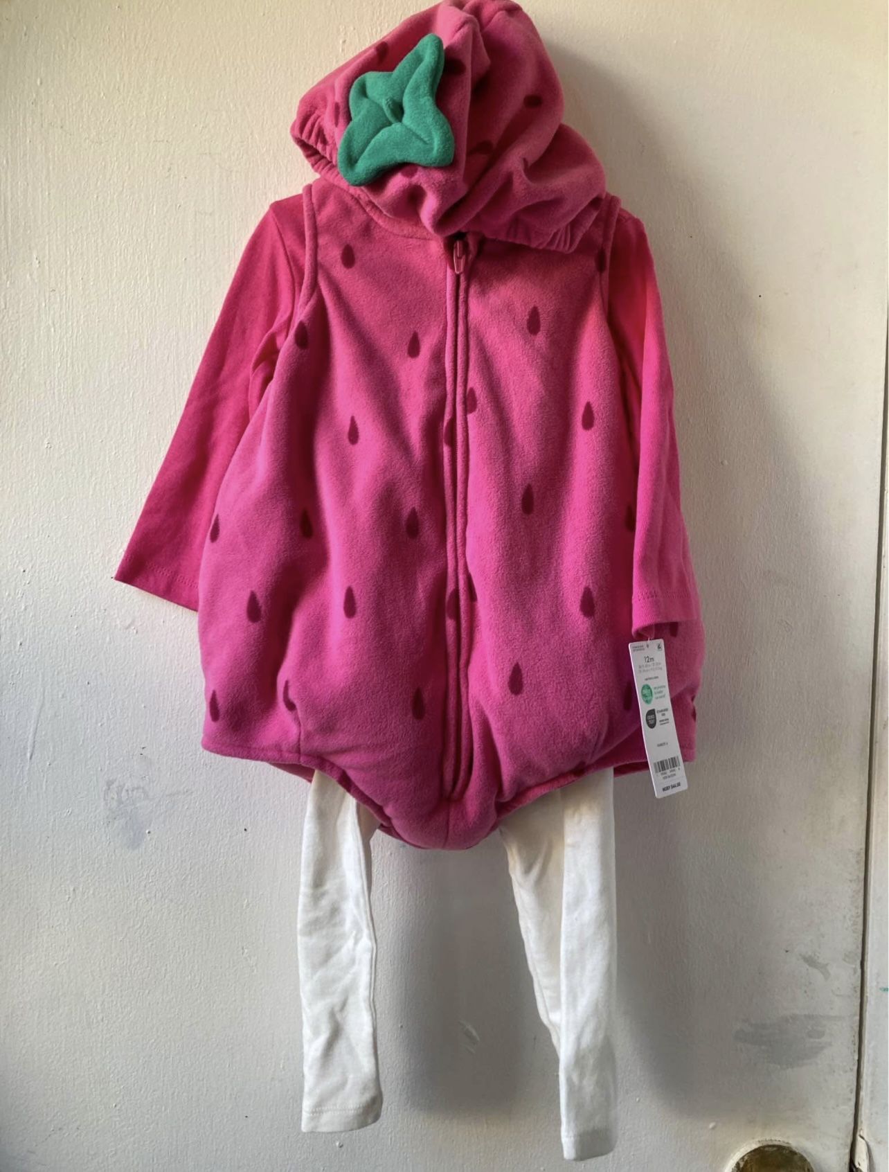 New Baby 3-Piece Strawberry Set Size 12 Months