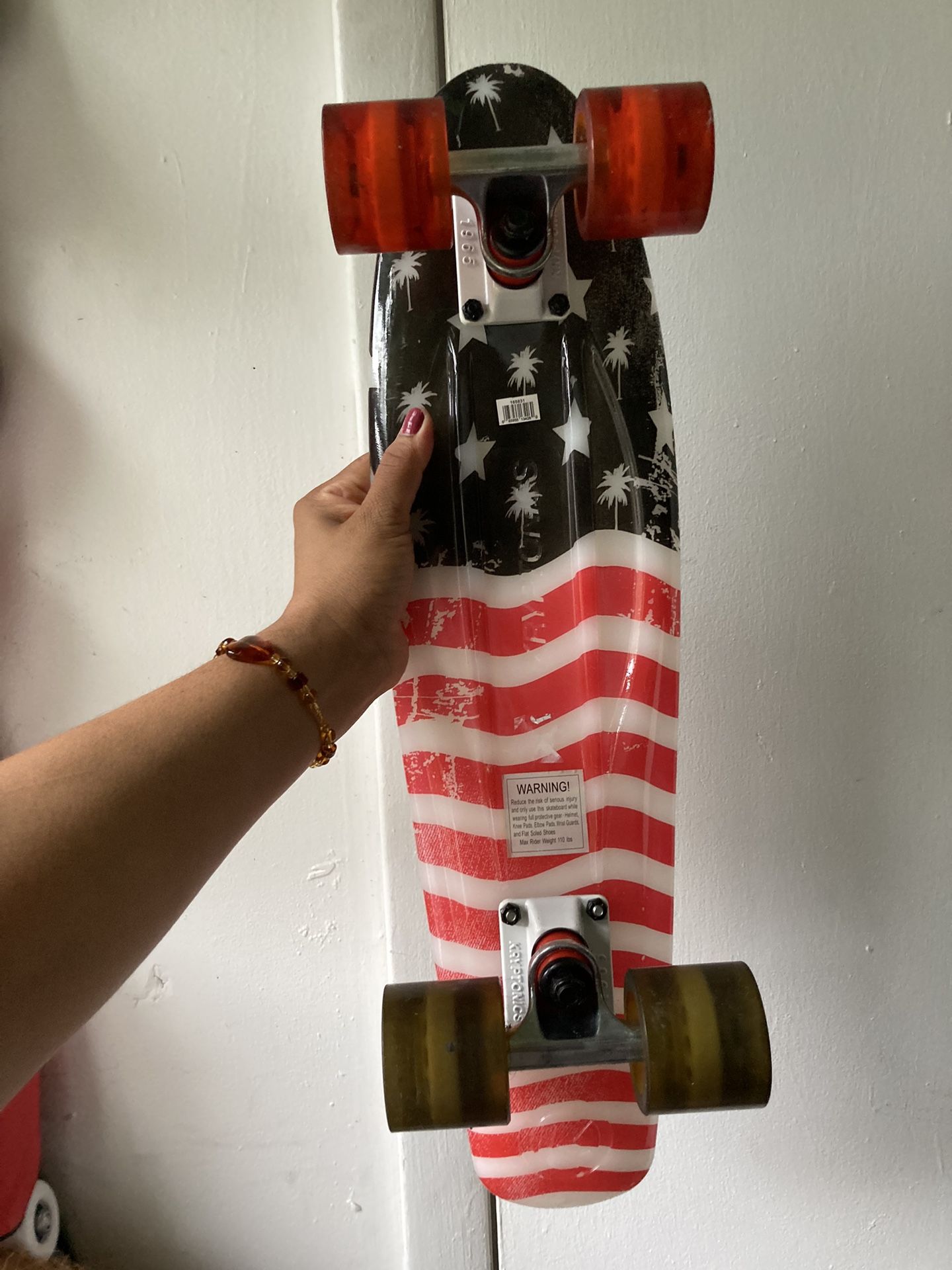 Kryptonics Torpedo Skateboard US Flag Design - photo 2