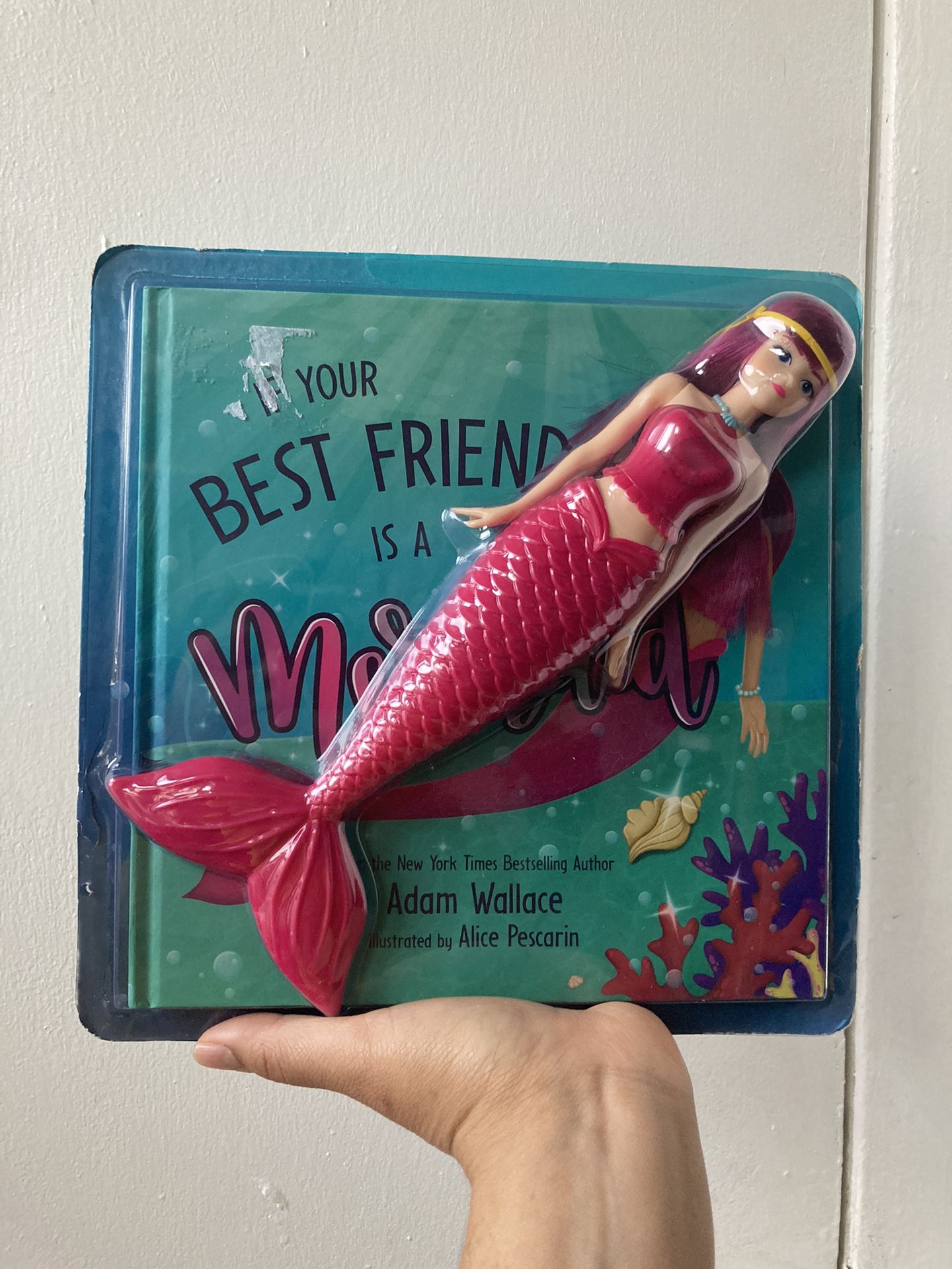 New Mermaid Doll With Book