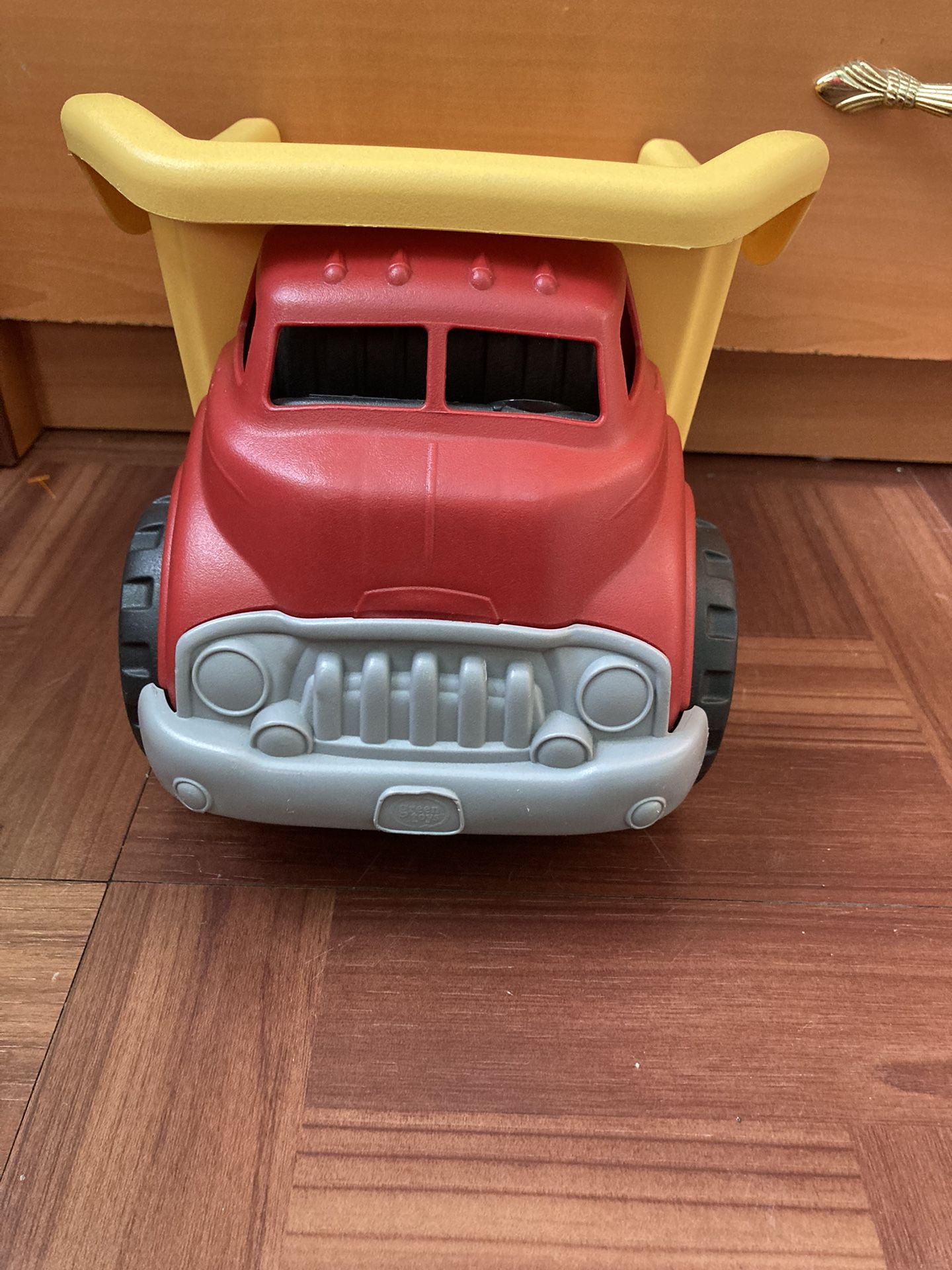 Green Toys Dump Truck in Yellow and Red - photo 3