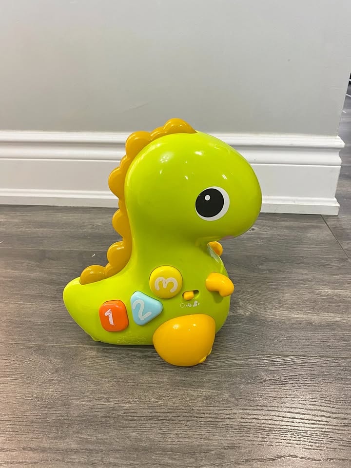Bright Starts Go, Go, Dino Crawl & Count Toy 6M+
