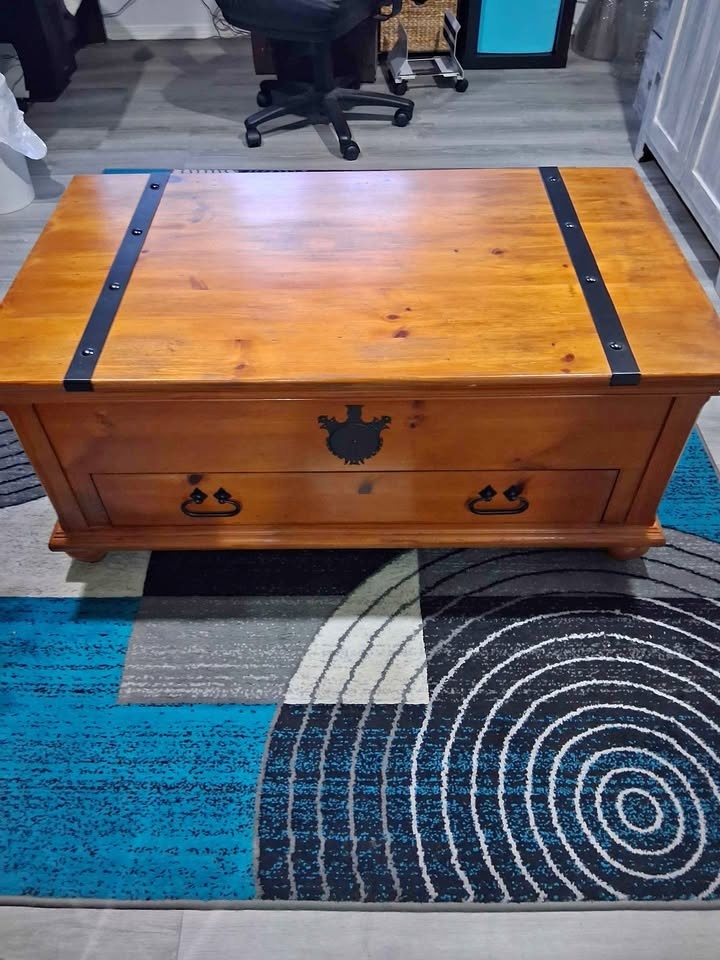 Storage Coffee Table / Wood Chest