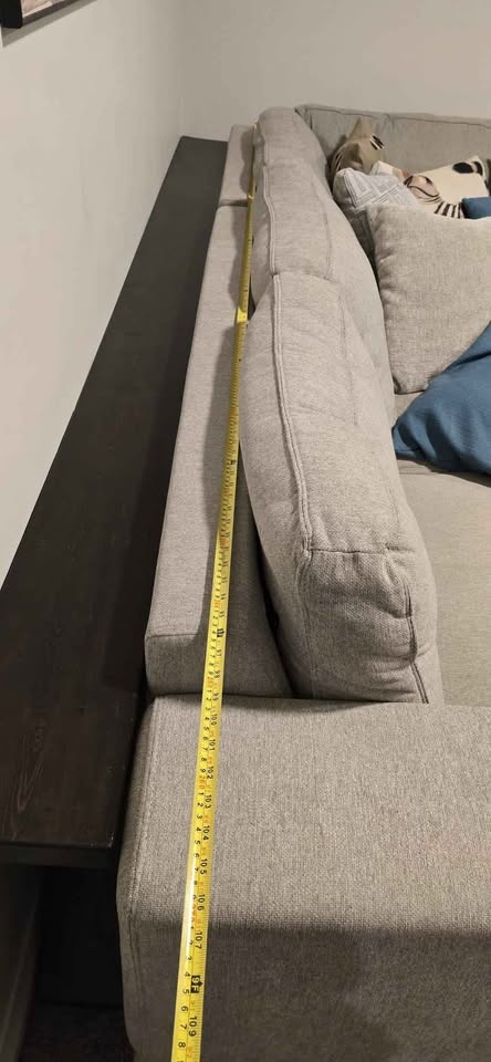 MOVE OUT SALE – Modern Sectional Sofa + Ottoman – Heavy Duty – $ - photo 5
