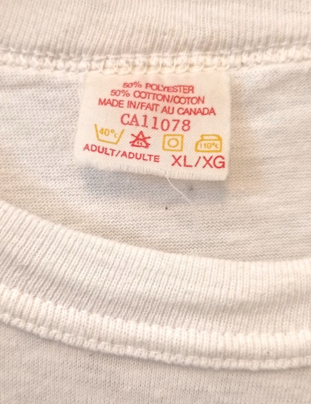 Vintage 1986 Genesis Invisible Touch Tour Shirt - White M/L - photo 4