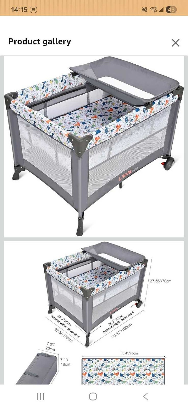 Brand New Living Basics Pack'n'Play