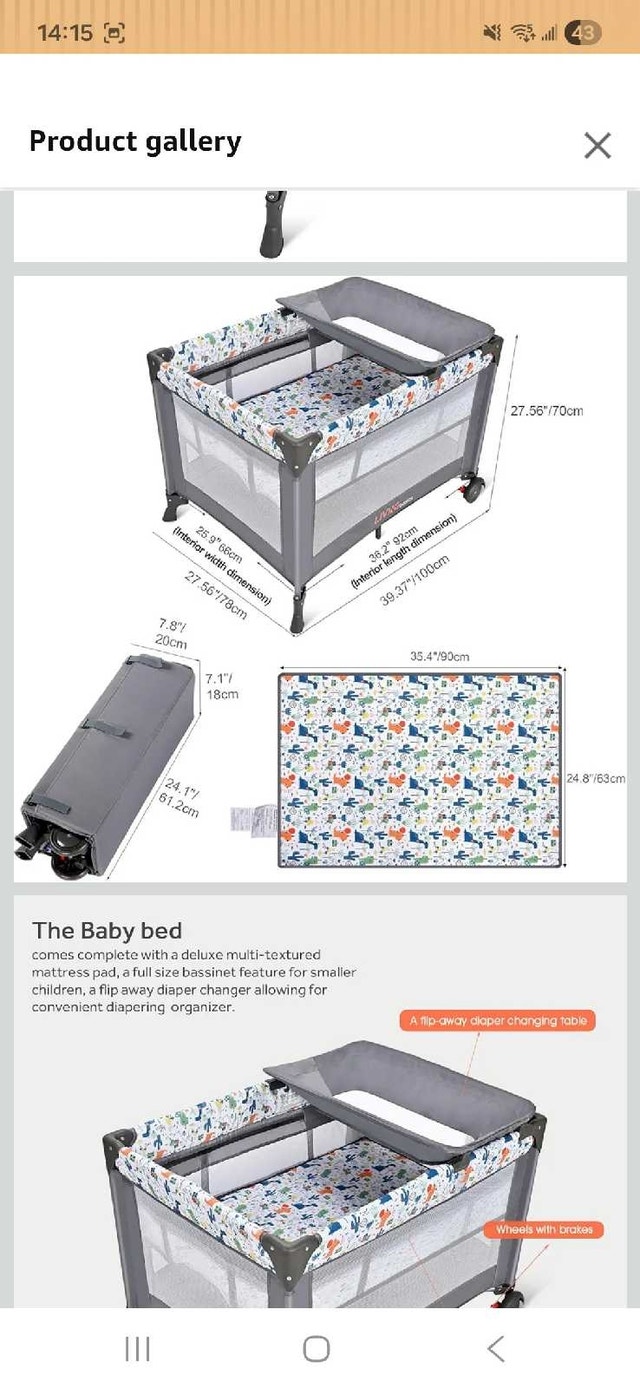 Brand New Living Basics Pack'n'Play - photo 2