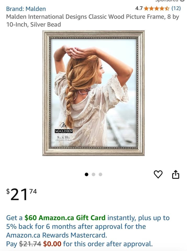 Wood Picture Frame, 8 by 10-Inch - photo 2