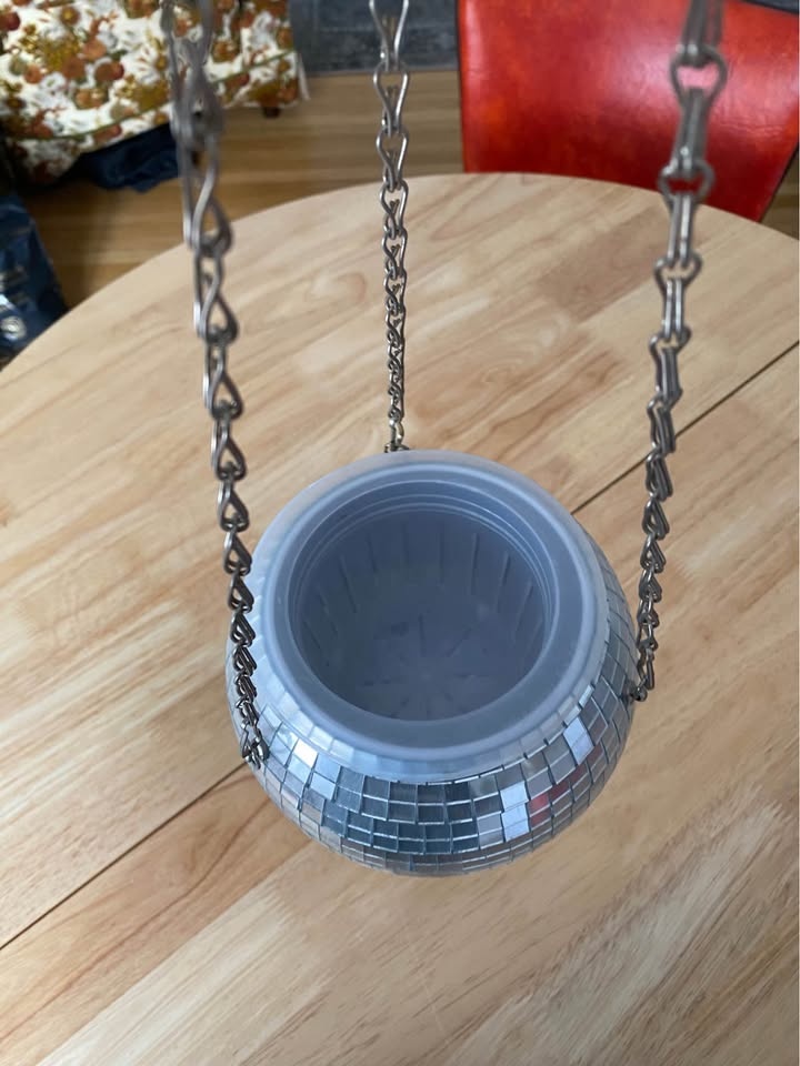Disco Ball Hanging Planter - photo 4