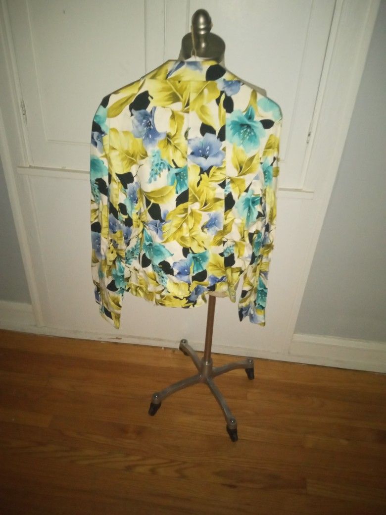 Havana Jack's Cafe Floral Button Up Jacket - photo 2