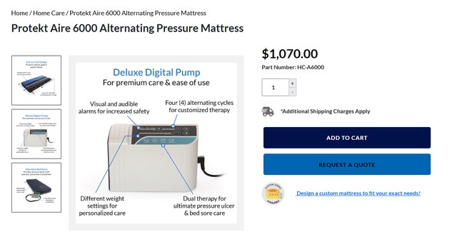 BRAND NEW IN BOX- Low Air Loss Mattress for Bedridden Patient - photo 4
