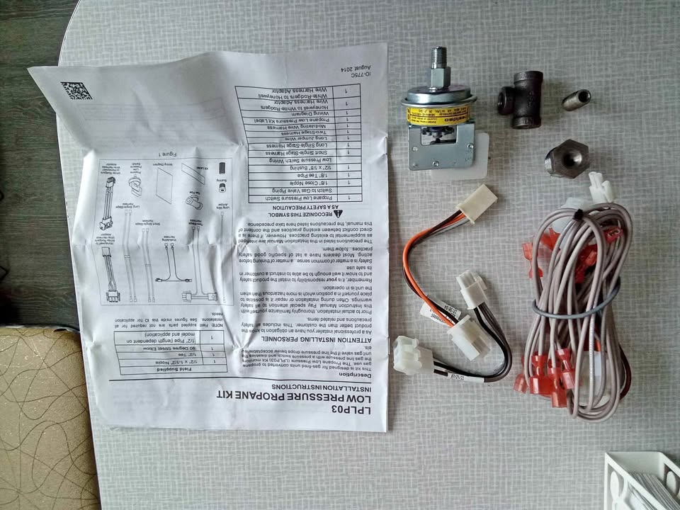 Resideo LPLP03 Low Pressure Propane Kit GFS3426A-3397