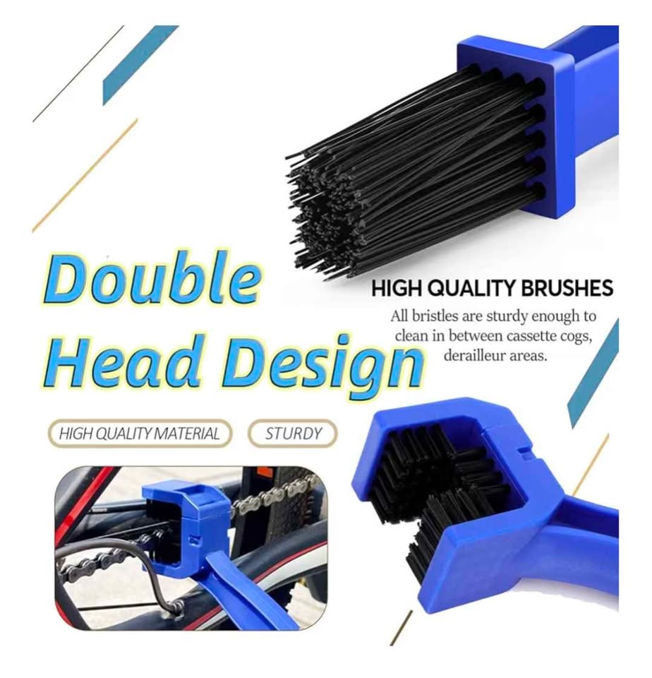 BRAND NEW 4-Piece Bike Chain Cleaner & Brush Kit - photo 3