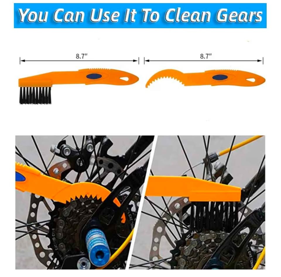 BRAND NEW 4-Piece Bike Chain Cleaner & Brush Kit - photo 5
