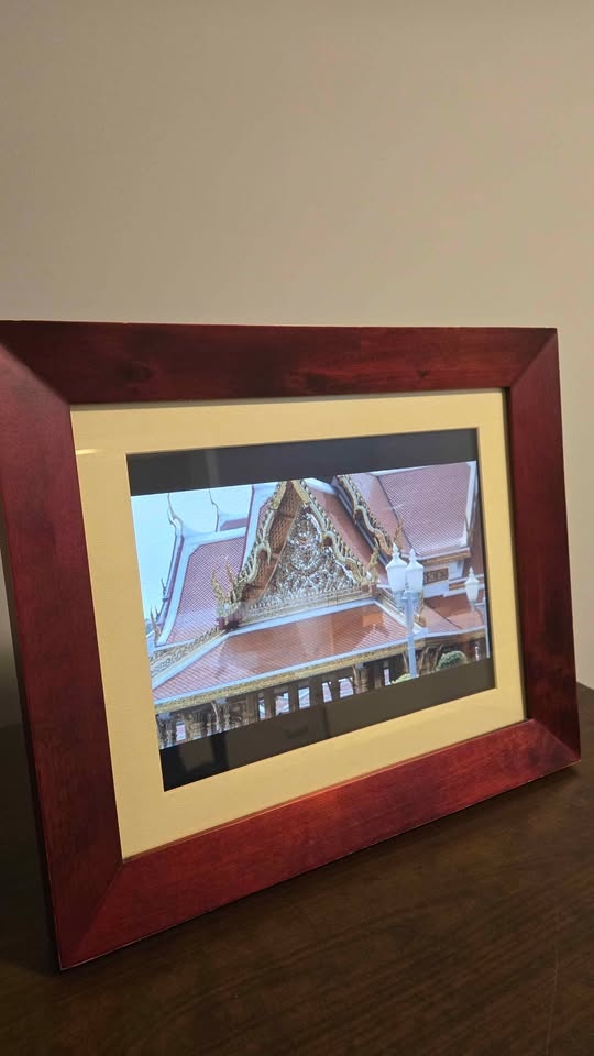 HP 12.1 inch Digital Photo Frame - Mahogany Finish - photo 2