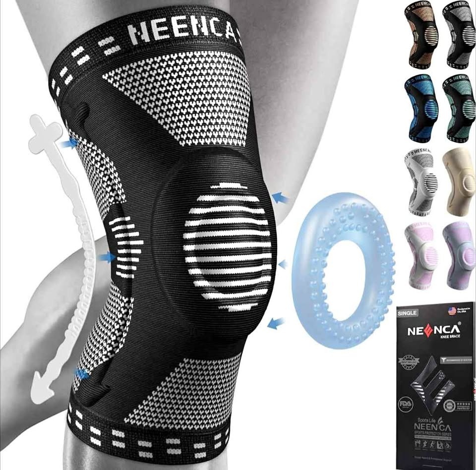 BRAND NEW NEENCA Medical Knee Brace - BLACK - Size XL