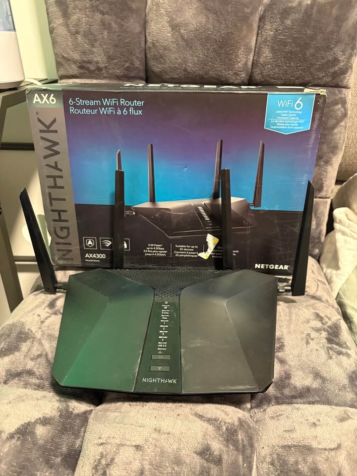 Netgear Nighthawk AX6 WiFi 6 Router - photo 2