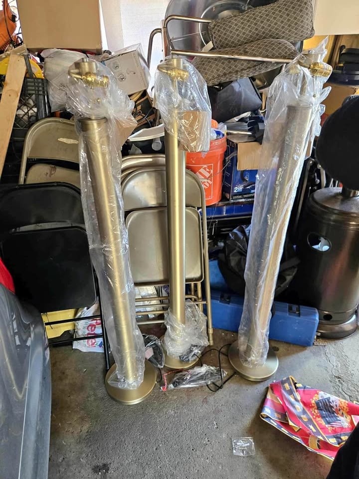 Gold Floor Lamps 3ft