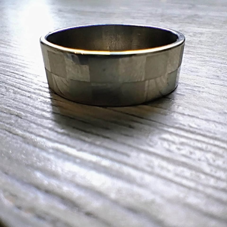 Checker Style Men’s Ring - photo 3