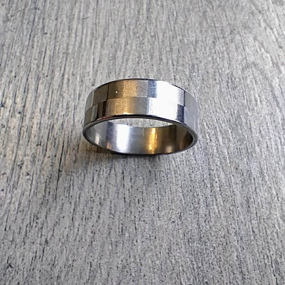 Checker Style Men’s Ring - photo 5