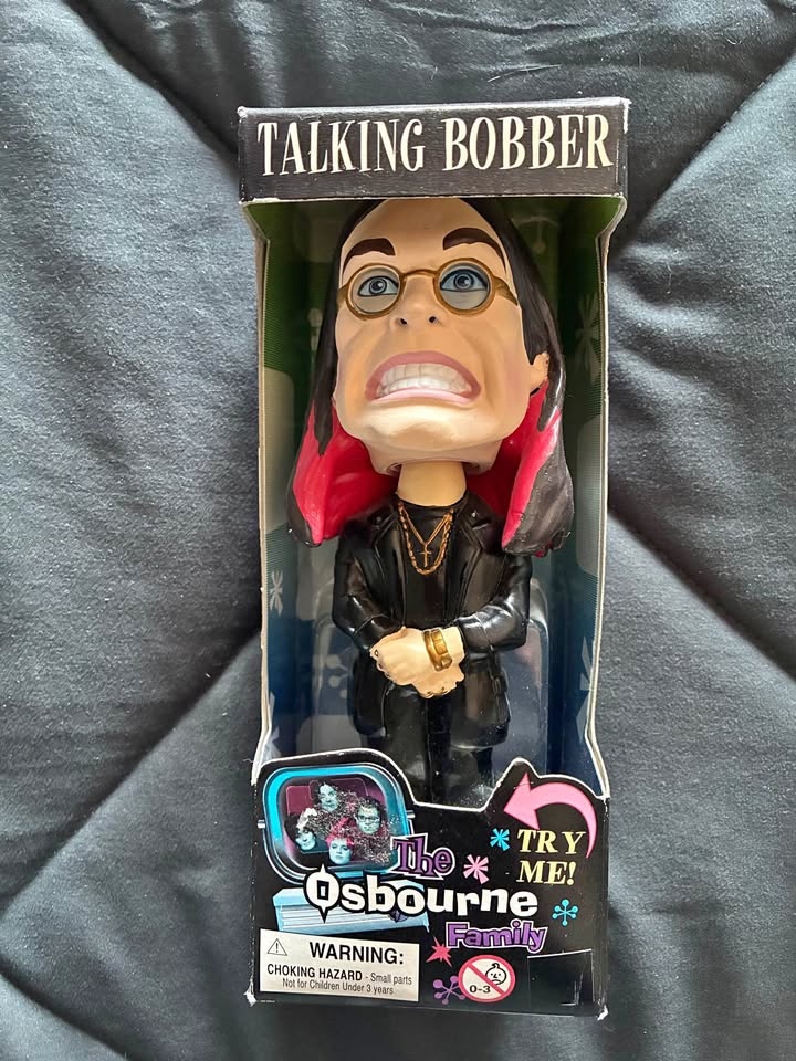 2002 Joks Osbourne Family Ozzy Osbourne Talking Bobblehead