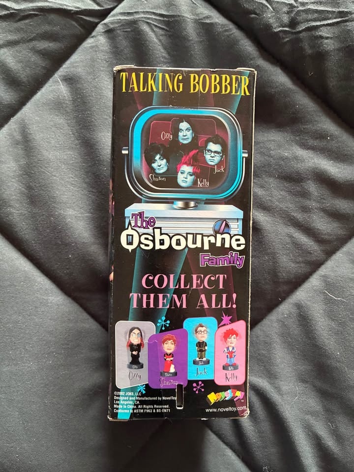 2002 Joks Osbourne Family Ozzy Osbourne Talking Bobblehead - photo 2