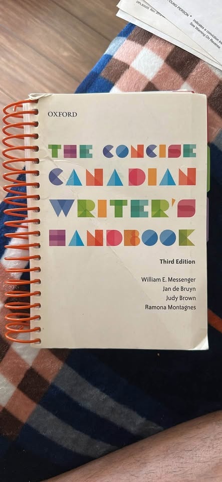 The Concise Canadian Writer's Handbook
