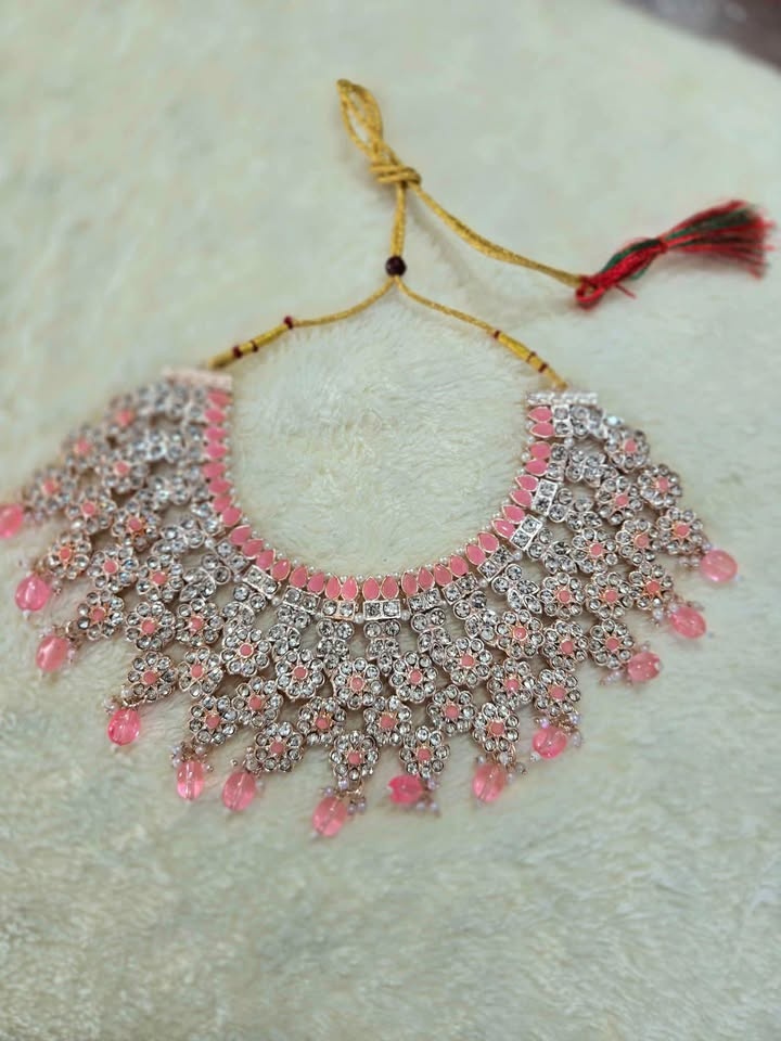 Kundan Style Indian Jewelry Set – 5 Colors Available - photo 2