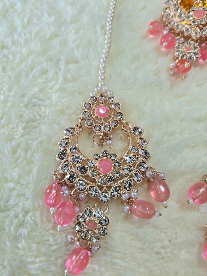 Kundan Style Indian Jewelry Set – 5 Colors Available - photo 4