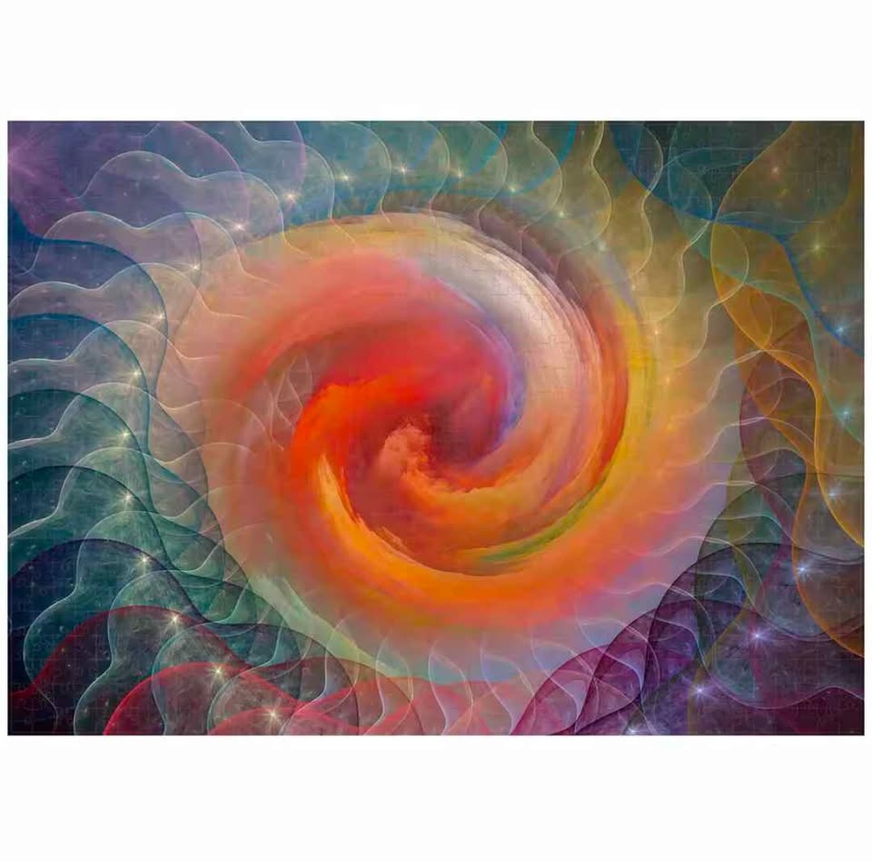 BRAND NEW 1000pc Jigsaw Puzzle - Gradient Mandala (Sealed) - photo 4